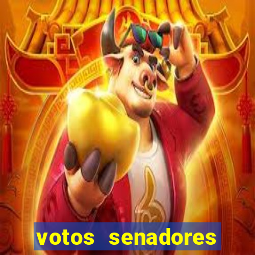 votos senadores impeachment moraes